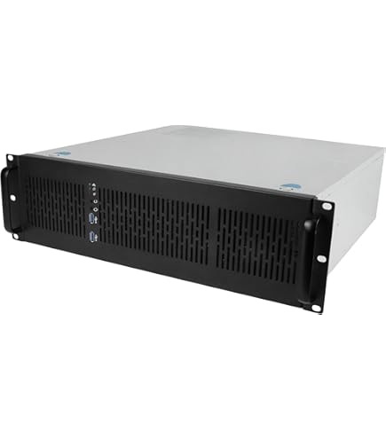 Amazon | RackChoice 3u ラックマウントサーバーシャーシ ATX/MATX 3x5